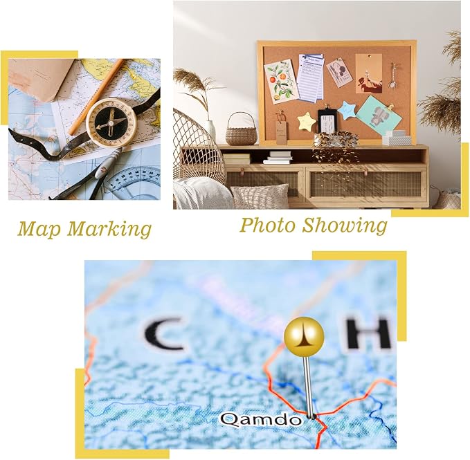 310 Pcs Gold Push Pins Set Thumb Tacks Decorative Push Pins - Image 5