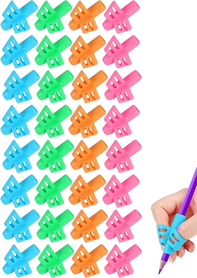 SANNIX 32 Pack Pencil Kids Grips by SANNIX