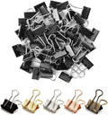 Mr. Pen- Small Binder Clips, Small Size | Black Metal Binder Paper Clips by MrPen