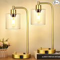 Lynnoland Set of 2 Industrial Table Lamps by BringBrightnesstoYourLife