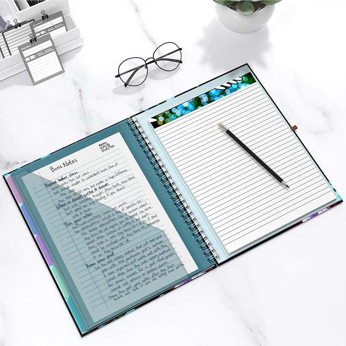 Hongri Clipboard Folio with Refillable Lined Notepad, 8.5 x 11 Folders with - Image 7