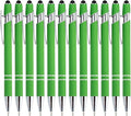 PASISIBICK 12 Pieces Green Ballpoint Pen by PASISIBICK