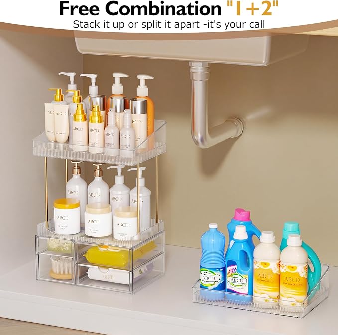 SNSLXH 4 Drawers Makeup Organizer - Image 3