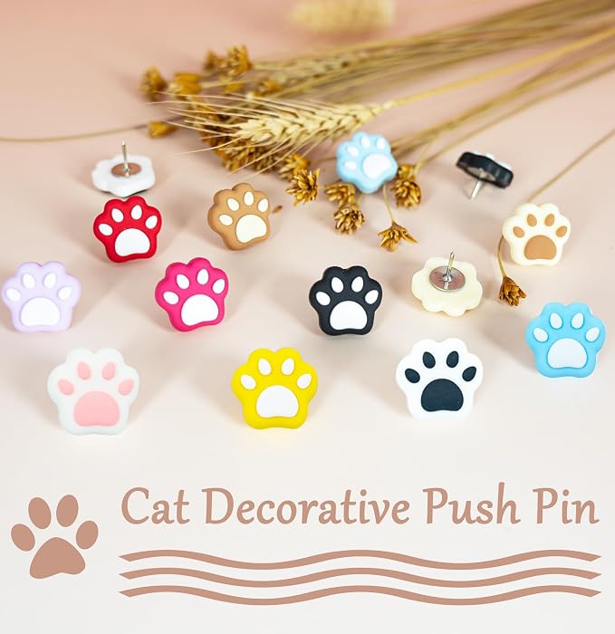 30Pcs Push Pins for Bulletin Board, Cute Push pins, Decorative Thumb Tacks - Image 2