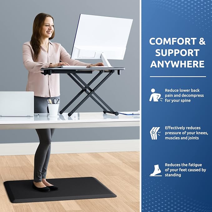 KitchenClouds Kitchen Mat Cushioned Anti Fatigue Rug 17.3"x28" Water Resistant - Image 4