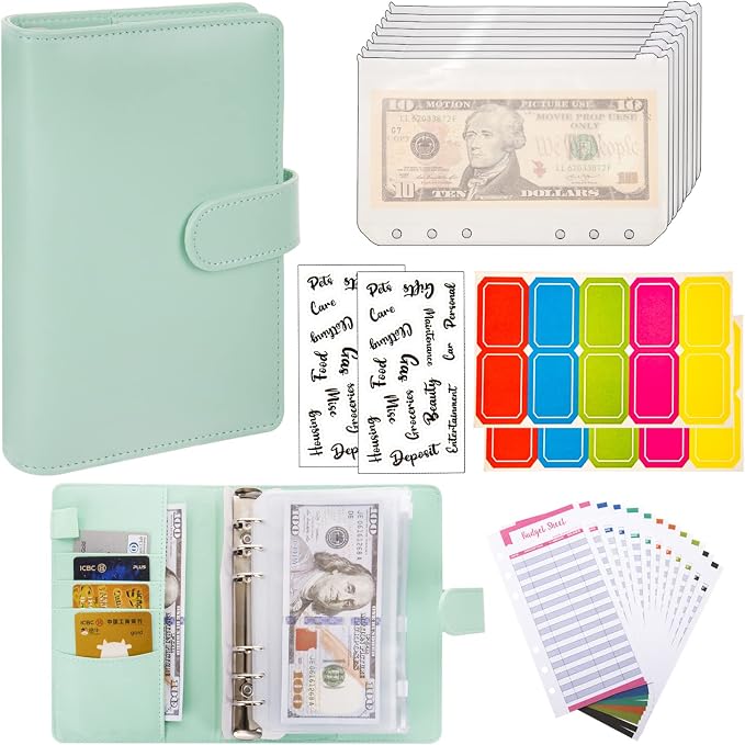 NICOOTH Budget Binder A6 Money Saving Binder - Image 5