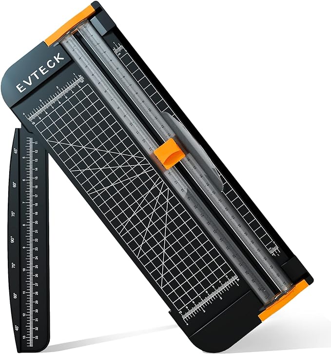 Evteck Paper Cutter 12 Inch Paper Trimmer Slider Crafting Scrapbooking Supplies by WelcometoEvteck