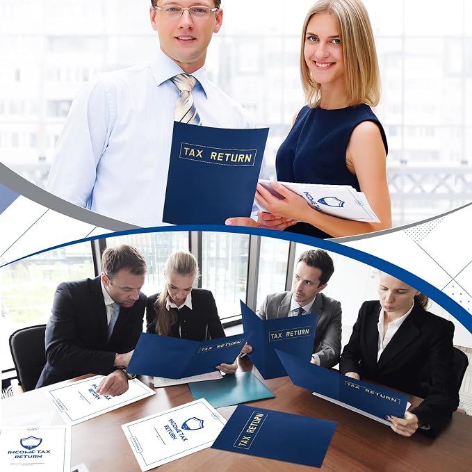 Kosiz 400 Pcs Tax Return Folders and Tax Return Envelopes Bulk 9 x 12 Inch 2 - Image 5