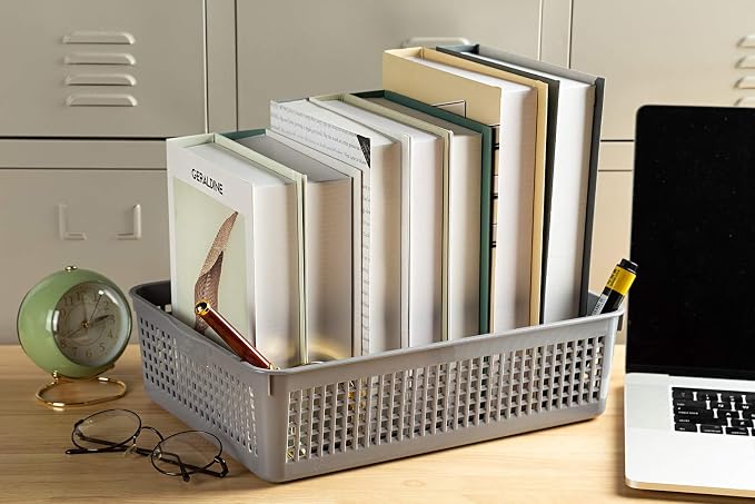 Aebeky A4 Size Plastic Paper Storage Trays, Desktop File Organizer Baskets - Image 4