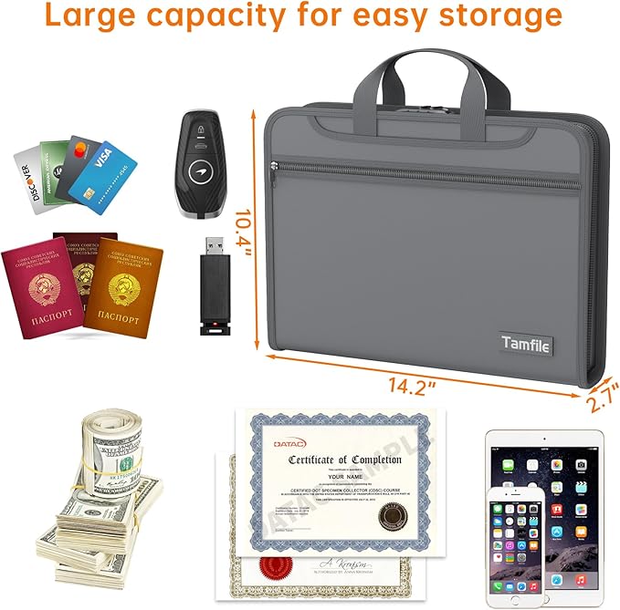 Fireproof Accordion File Organizer - Image 5