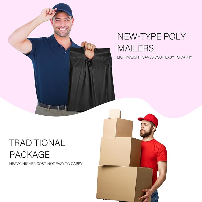 Poly Mailers 10x13 inch 100 Pcs, Upgrade Design Tamper Proof Mailers Poly Bags - Image 5