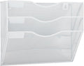 EASEPRES 3 Pocket Mesh Hanging Wall File Organizer, Wall Mounted Mail Paper by EASEPRES