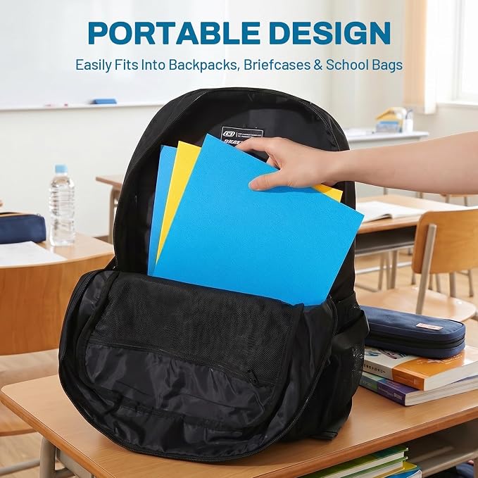 SUNEE Two Pocket Folders, 100 Pack File Folders - Image 6