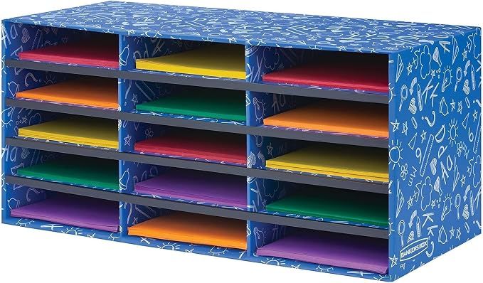 Bankers Box Classroom collection, 15-Compartment Literature Organizers by BankersBox