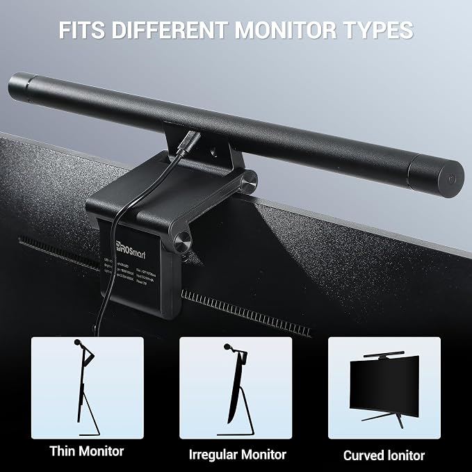 PROSmart Monitor Light Bar, Computer Monitor Lamp, 250LM No Glare Eye-Care LED - Image 5