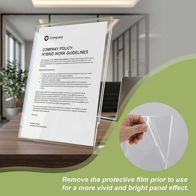 Acrylic Sign Stand Holders - Image 6