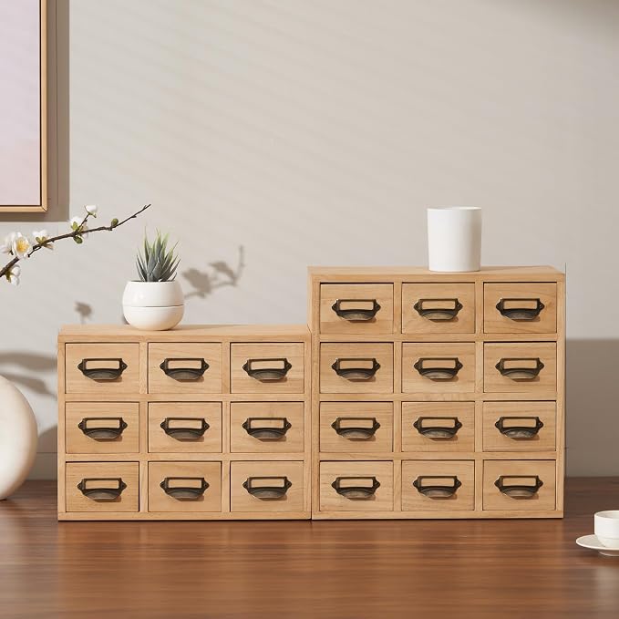 KIRIGEN Wooden Desk Storage Cabinet - Image 2