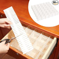 Vesici 80 Pcs Drawer Dividers Adjustable Plastic Organizer DIY Separators by Vesici