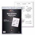 BCW Document Sleeves 8.5 x 11 | Acid-Free Archival Quality | Clear Plastic by BCW