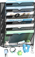 SUPEASY Wall File Organizer, 7 Tier Hanging File Organizer by SUPEASY