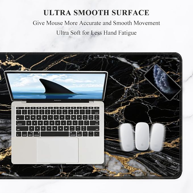 Auhoahsil Desk Mat, Ultra Large Mouse Pad, XXL Gaming Mousepad, Pretty Desk Pad - Image 3