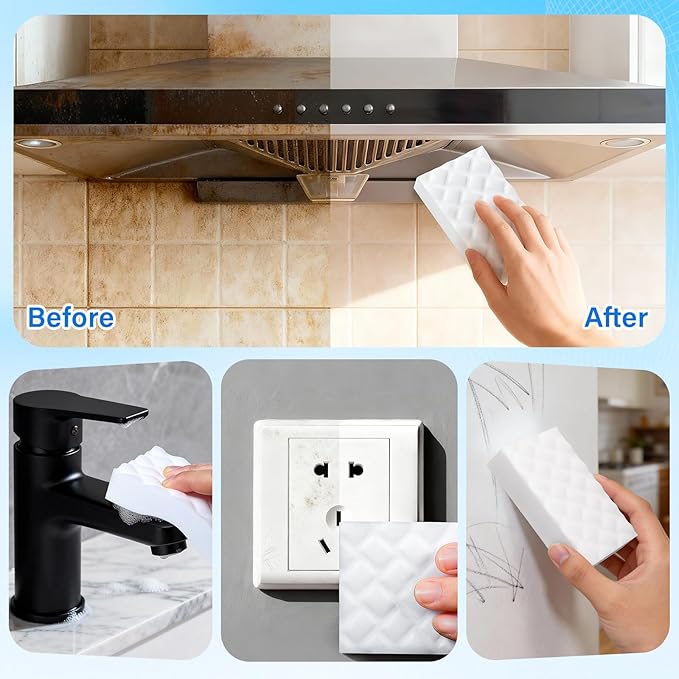 Magic Sponges Cleaning Eraser, Cleaning Supplies - Image 6