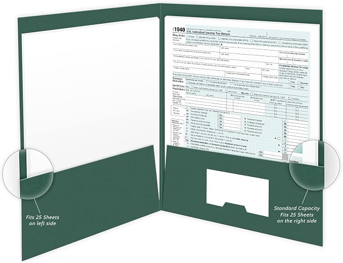 The Gallery Collection, Income Tax Return Pocket Folders, - Image 4