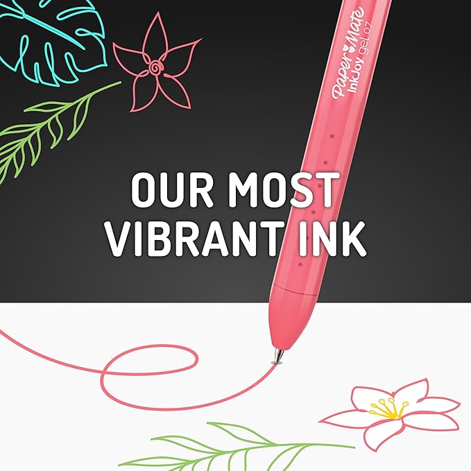 Paper Mate InkJoy Gel Bright Pens, Medium Point, Retractable, Journaling - Image 4