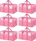 6 Pack Extra Heavy Duty Large Moving Bags by Fygrip