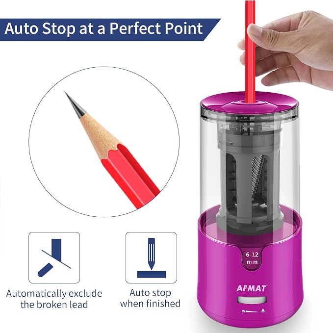 AFMAT Electric Pencil Sharpener - Image 4
