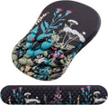 Mouse Pad Wrist Support, Laokiiy 2 in1 Keyboard Wrist Rest+ Ergonomic Mouse Pad by Laokiiy