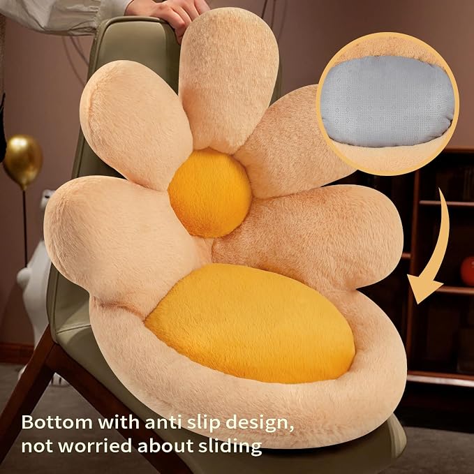 Ditucu Flower Shape Chair Pillow Cute Seat Cushion 19 inch Comfy Lazy Sofa - Image 5