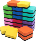 Dry Erase Erasers, IHPUKIDI 24 Pack Magnetic Whiteboard Dry Eraser Chalkboard by IHPUKIDI