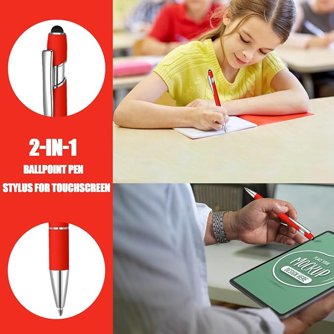 6 Pcs Blue Ink Ballpoint Pen - Image 4