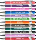 PASISIBICK 12 Pieces Motivational Inspirational Quotes Snarky Screen Touch by PASISIBICK