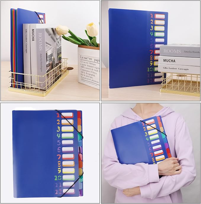 Edufun Rainbow Tab Expanding File Folder - Image 7