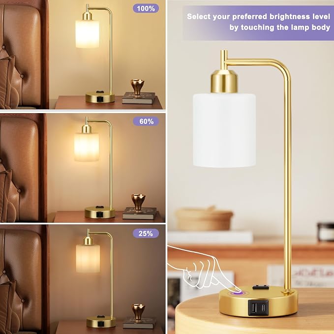 Innqoo Industrial Gold Table Lamps - Image 5