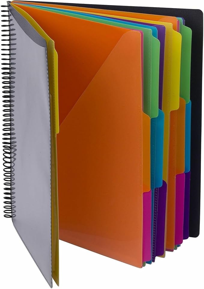 Smead Project Organizer, 24 Pockets, Tear Resistant Poly, 1/3-Cut Tabs - Image 5