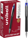 uniball Jetstream RT Retractable Ballpoint Pen, Medium Point, 12 Pack by uni-ball