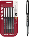uniball Vision Needle Rollerball Pens, Micro Point, 5 Pack by uni-ball