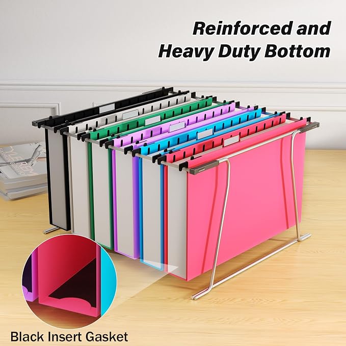 Ansook Legal Size Hanging File Folders Extra Capacity, Heavy Duty 2" Expandable - Image 5