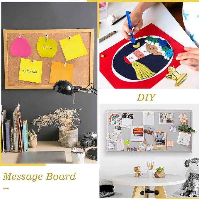 310 Pcs Gold Push Pins Set Thumb Tacks Decorative Push Pins - Image 6