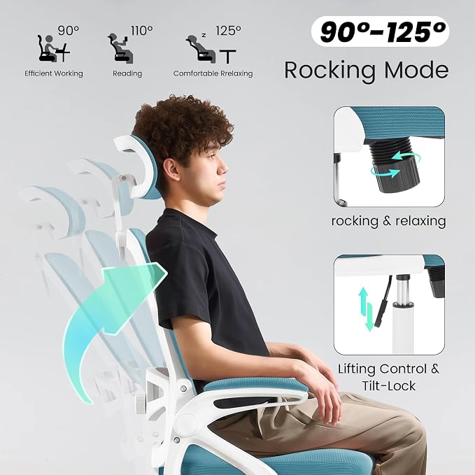 Fizzin Ergonomic Office Chair, 400 LBS Computer Chairs - Image 8