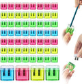 108 Pack Manual Pencil Sharpener Bulk, Double Hole Handheld Sharpener by Unknown