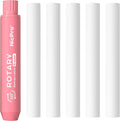 Nicpro 5+1 Pack Rotary Retractable Erasers, Soft TPE Twist Erasers by Nicpro