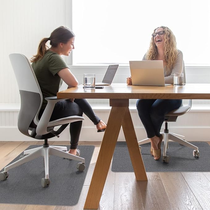 Sycoodeal Office Chair Mat for Hardwood Floor, Office Computer Gaming Chair Mat - Image 2