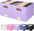 BALEINE File Organizer Box, Cardboard File Folder Organizer by BALEINE