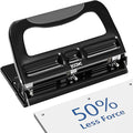 XOOL 3 Hole Punch, Heavy Duty Metal Hole Puncher by XOOL