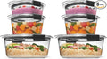 Rubbermaid Brilliance® Round Leak Proof Food Storage Containers, 6 Piece Set by Rubbermaid