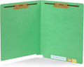 100 Green End Tab Fastener File Folders by BlueSummitSupplies